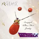 OGO-11: Energized Carnelian Agate Pendant & Earring Set