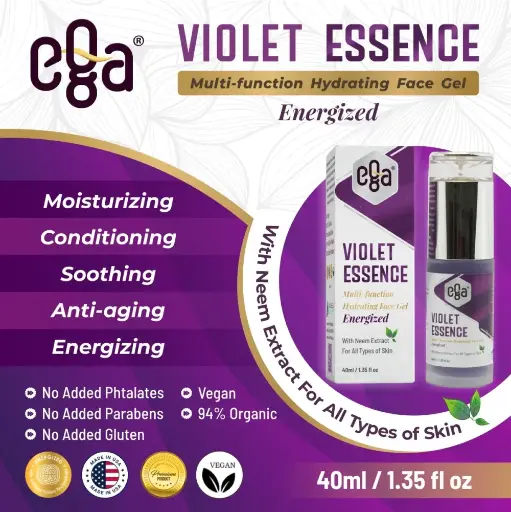VIOLET ESSENCE- Energized Face Gel (40ml)