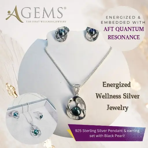 [AGPES.P30001] GREENLY: Energized Pearl in Silver Set