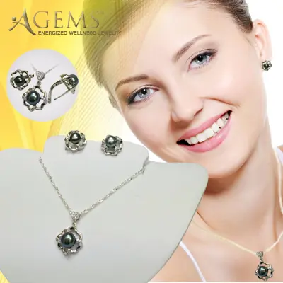 [AGPES.P3002] LOTUS: Energized Pearl in Silver Set