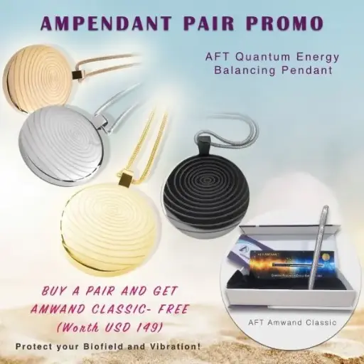 AMPENDANT PAIR WITH FREE AMWAND CLASSIC PROMO
